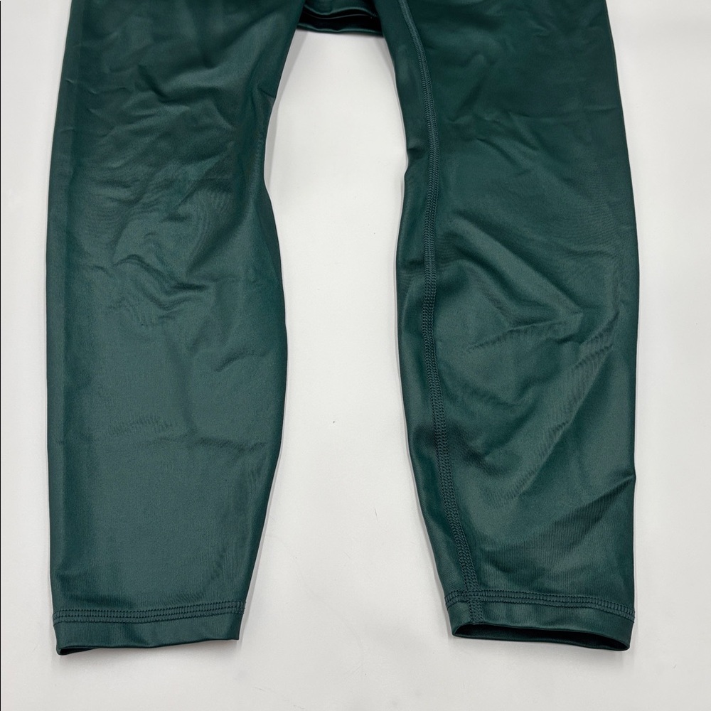 Spiritual Gangster Green Satin Leggings - Picture 4 of 6